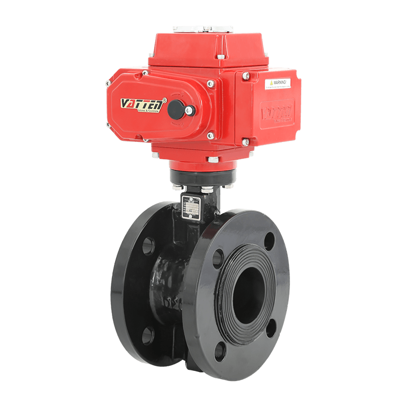 Supapă fluture electrică cu flanșă