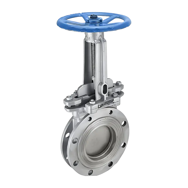 Supapă manuală cuțit cu flanșă