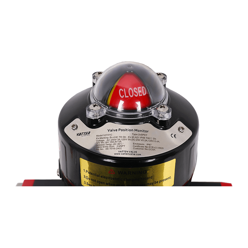 Supapă pneumatică cu bilă cu flanșă, antiexplozie